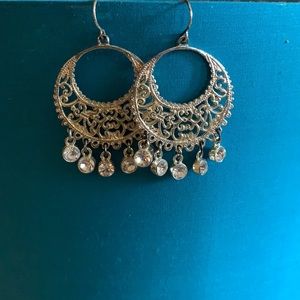 Silver earrings
